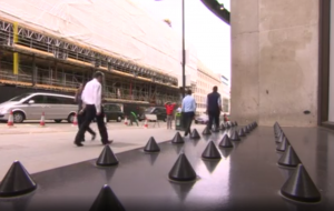 Anti-homeless spikes