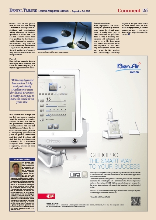 Dental Tribune article (p2/2)