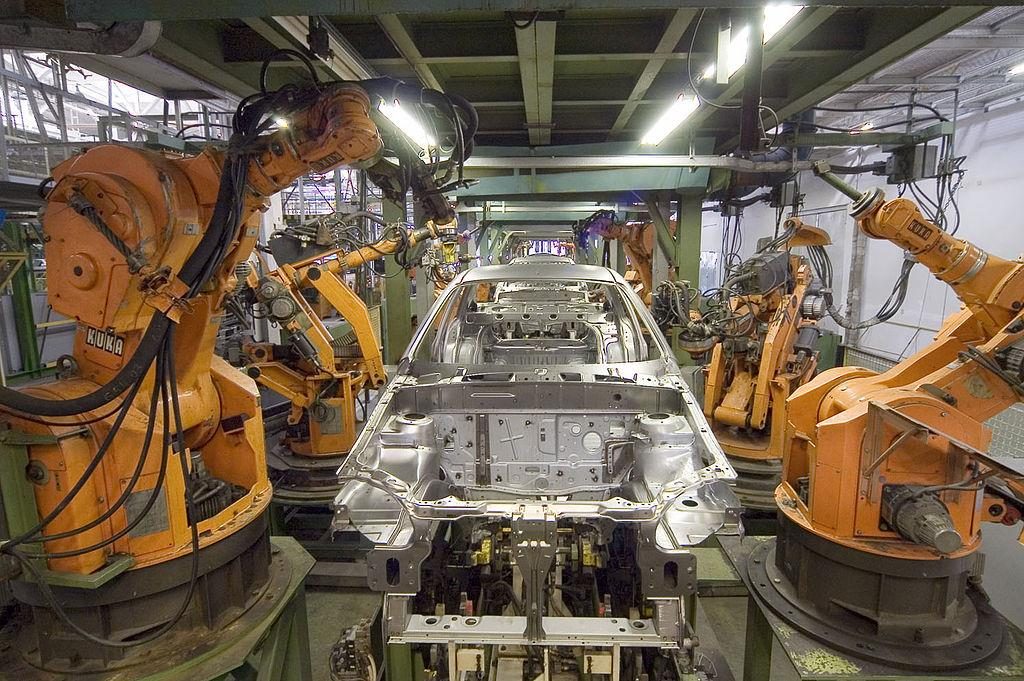 Industrial factory robots