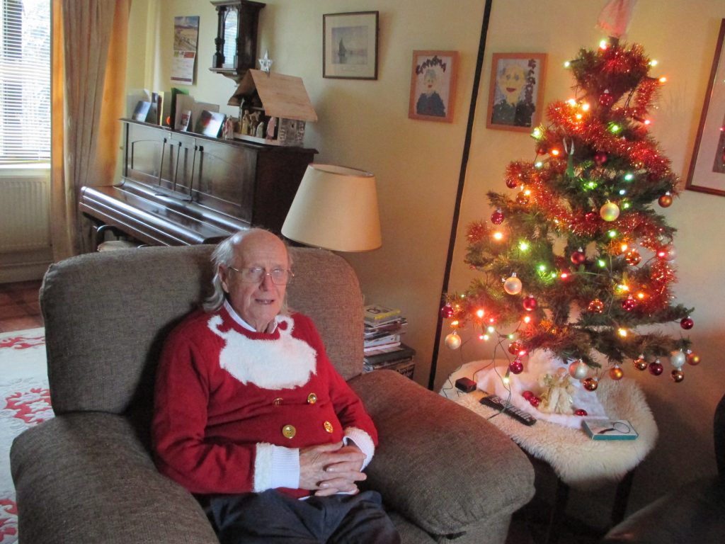 Grandpa Tom at home, December 2017
