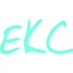 EK Communications, EKC, logo, small, square