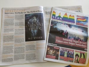 Interview with M.J. Ryder published in SCAN (Lancaster University student newspaper), February 2019.