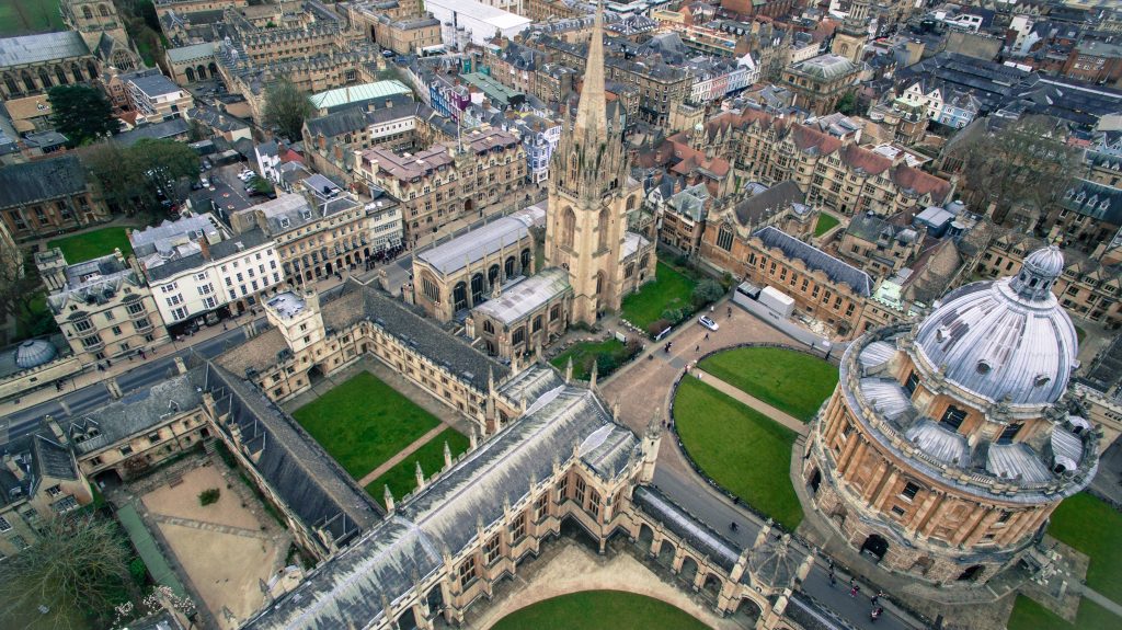 Aerial view of a university. Photo by Sidharth Bhatia on Unsplash